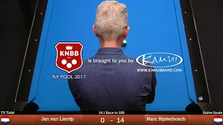 NK Straight Pool 2017 | Jan van Lierop v Marc Bijsterbosch | Halve Finale