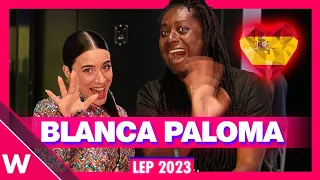 🇪🇸 Blanca Paloma "Eaea" Interview @ London Eurovision Party 2023