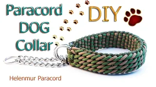 Dog Collar Paracord DIY/как сделать ошейник своими руками