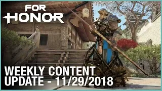 For Honor: Week 11/29/2018 | Weekly Content Update | Ubisoft [NA]
