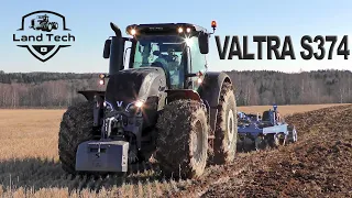 Как управлять трактором Valtra S374 и обзор в работе 2020!