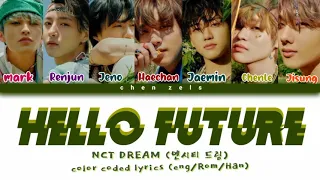 NCT DREAM - Hello future lyrics (엔시티 드림 Hello future 가사) (color coded lyrics eng/Rom/Han)