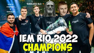 OUTSIDERS (VIRTUS.PRO) ЧЕМПИОНЫ IEM RIO 2022