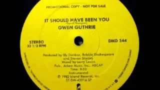 Gwen Guthrie - It Should Have Been You (INSTRUMENTAL)