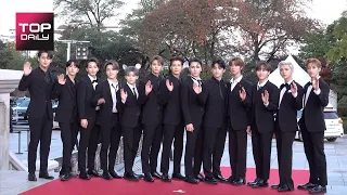 세븐틴(Seventeen 에스쿱스,정한,조슈아,준,호시,원우,우지,디에잇,민규,도겸,승관,버논,디노)ㅣ2020 대중문화예술상 레드카펫 201028 - 톱데일리(Topdaily)