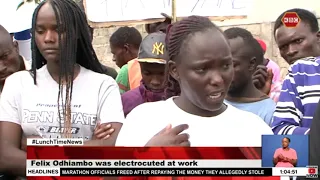 Residents protest death of middle-aged man electrocuted in Mwihoko