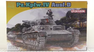 DRAGON 1/72 Pz.Kpfw.Ⅳ Ausf.D Kit Review