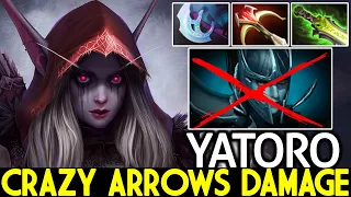 YATORO [Drow Ranger] Crazy Frost Arrows Damage No Mercy 20 Kills Dota 2