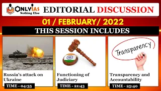 1 February,2021 | Editorial Discussion and News Paper | Sumit Rewri