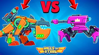 TANK REX VS TANK ARACHNO! Which Tank is the Best? Hills of Steel