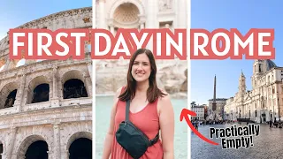 ROME, Italy Travel Vlog - COLOSSEUM, TREVI FOUNTAIN