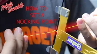 Archery - HOW TO SET a NOCKING POINT [Tuning #2] with STEVE WIJLER!