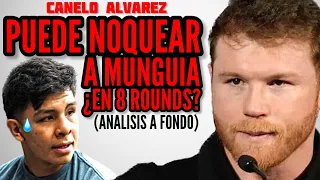 ¿ARROGANCIA O SEGURIDAD? ¿De verdad el Canelo Alvarez PUEDE NOQUEAR a Jaime Munguia en 8 ROUNDS?