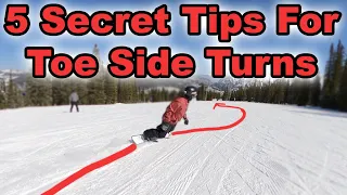 Beginner Snowboard Toe Side Turn Guide