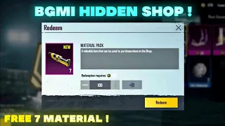 😍 Free Direct 7 Material In Bgmi & Pubg | How To Get Free Materials In Bgmi | Bgmi 2.9 Update