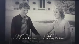 Amelia Earhart & Mary Pickford