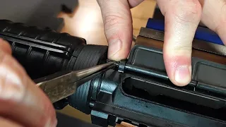 Replacing AR-15 Dust Cover without removing Barrel Nut