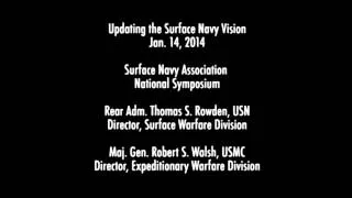 SNA: Updating the Surface Navy Vision