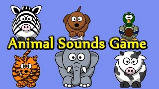 Interactive Animal Sounds Game | Guess The Animals for Toddlers | Kids Learning Videos