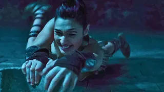 Wonder Woman 2017 - Diana steals the Godkiller sword and prepares to leaving Themyscira with Steve