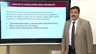 MESLEK ETİĞİ VE AHİLİK