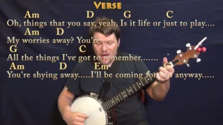 Take on Me (a-ha) Banjo Cover Lesson in G with Chords/Lyrics