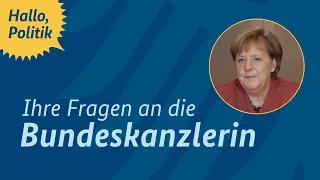 Hallo Politik — Ihre Fragen an die Bundeskanzlerin