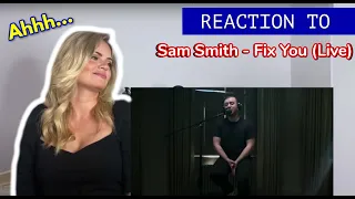 Voice Teacher Reacts to Sam Smith - Fix You (Live)