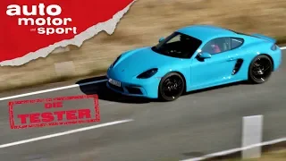 Porsche 718 Cayman: Rakete oder Luftpumpe? - Test/Review | auto motor und sport