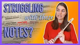 The trickiest notes to play on the flute