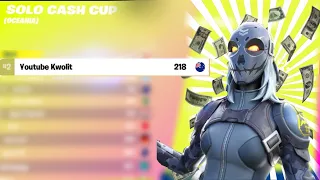 HOW I PLACED 2ND IN THE FORTNITE SOLO CASH CUP ($200)
