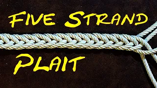 How to Tie a 5 Strand Plait (Flat)