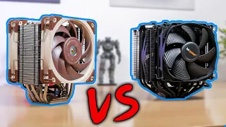 CLASH of the TITANS - Noctua NH-U12A vs Be Quiet! Dark Rock Pro 4 (i5 8600k & Ryzen 7 3700X)