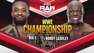 Big E Vs Bobby Lashley Campeonato WWE - WWE Raw 27/09/2021 (En Español)