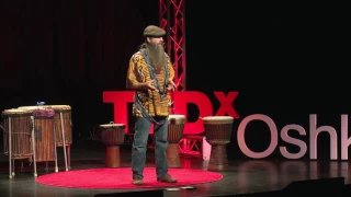 Drum Circles, Integrating Self and CommUninty | Robin Cardell | TEDxOshkosh