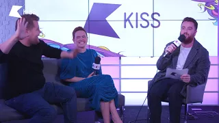 Daisy Ridley & James Corden Talk Pub Fights, Junk Food and Peter Rabbit | Tom On KISS