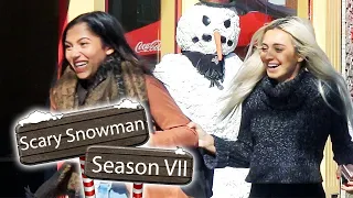 Scary Snowman Prank - Season 7 (Full Season) Try Not To Laugh