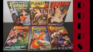 Full-Size Pulps Unboxing From The 40s & 50s!  (Plus Comics Too!)