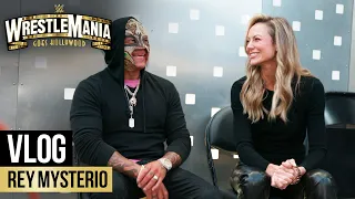 Rey Mysterio reunites with Stacy Keibler: WrestleMania 39 Vlog