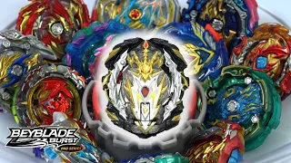 Prime Apocalypse Pro Series VS ALL PRO SERIES BEYS Wave 1 to Wave 4 Epic Battle! | Beyblade Burst