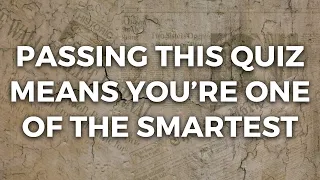 Only People Aged 50 And Above With A High IQ Can Successfully Complete This Quiz