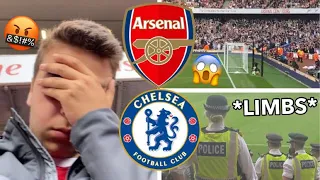 3000 CHELSEA FANS GO MENTAL at Arsenal 0-2 Chelsea… *AWAY END KICKS OFF*