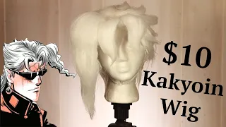 Turning $10 Amazon Wig into Kakyoin Cosplay Wig