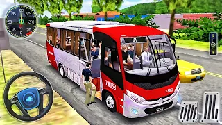 Proton Bus Driving - Red Bus Simulator Road - Best Android Gameplay #2