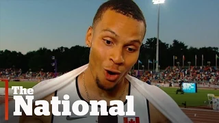 Andre De Grasse wins gold in men's 100m