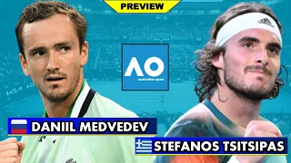 MEDVEDEV vs TSITSIPAS | Australian Open Semi Final Preview | Head to Head, Stats & More