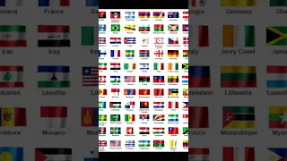 All countries Flags - World flags #shorts #education #country