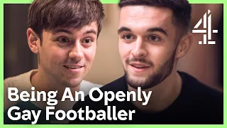 Tom Daley & Jake Daniels talk being openly gay in football