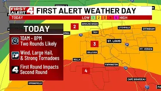 First Alert Weather Day Today - Destructive Storms Possible