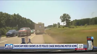 Watch: Dashcam footage of June 2021 RV chase